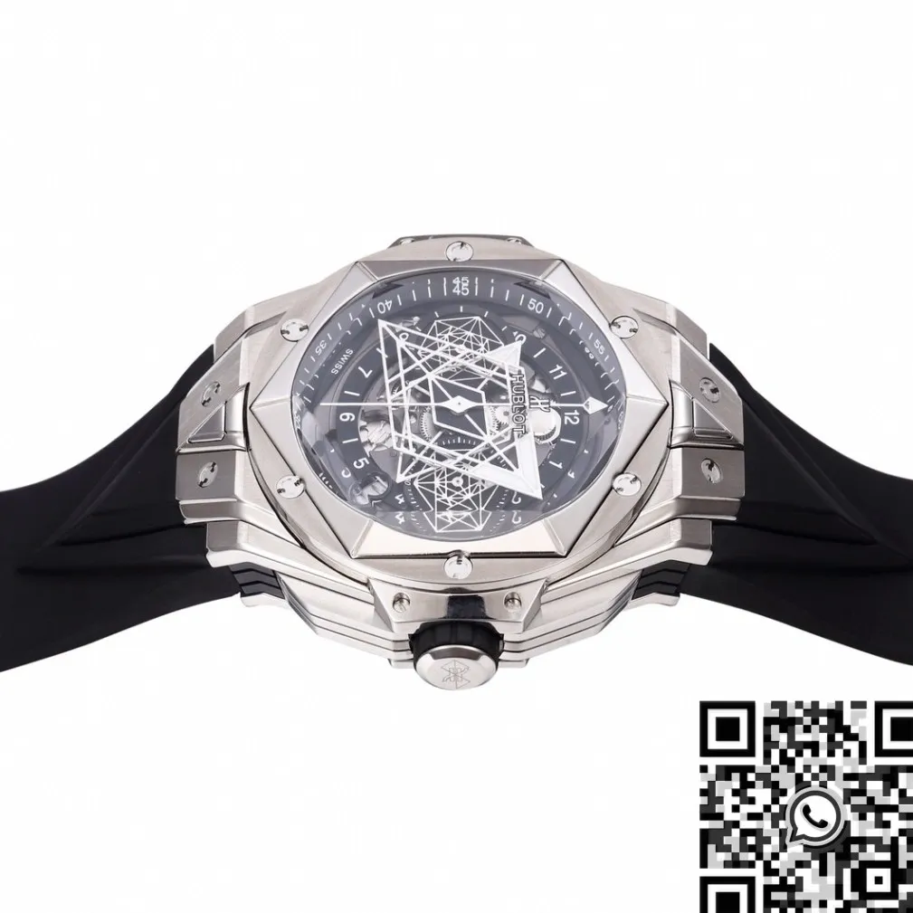 Stylish Hublot Big Bang Sang Bleu II 418.NX.1107.RX.MXM19 Titanium Case Watch BBF Factory 2688