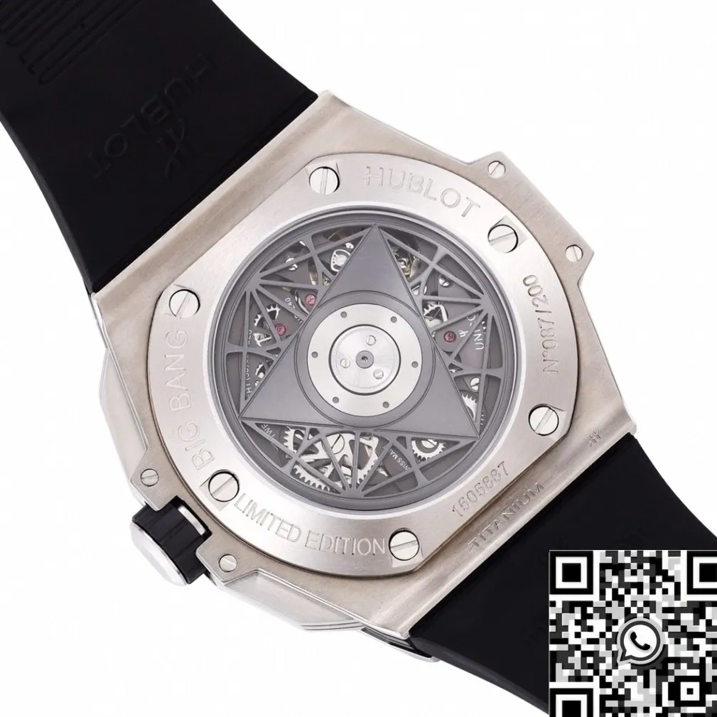 Stylish Hublot Big Bang Sang Bleu II 418.NX.1107.RX.MXM19 Titanium Case Watch BBF Factory 2688
