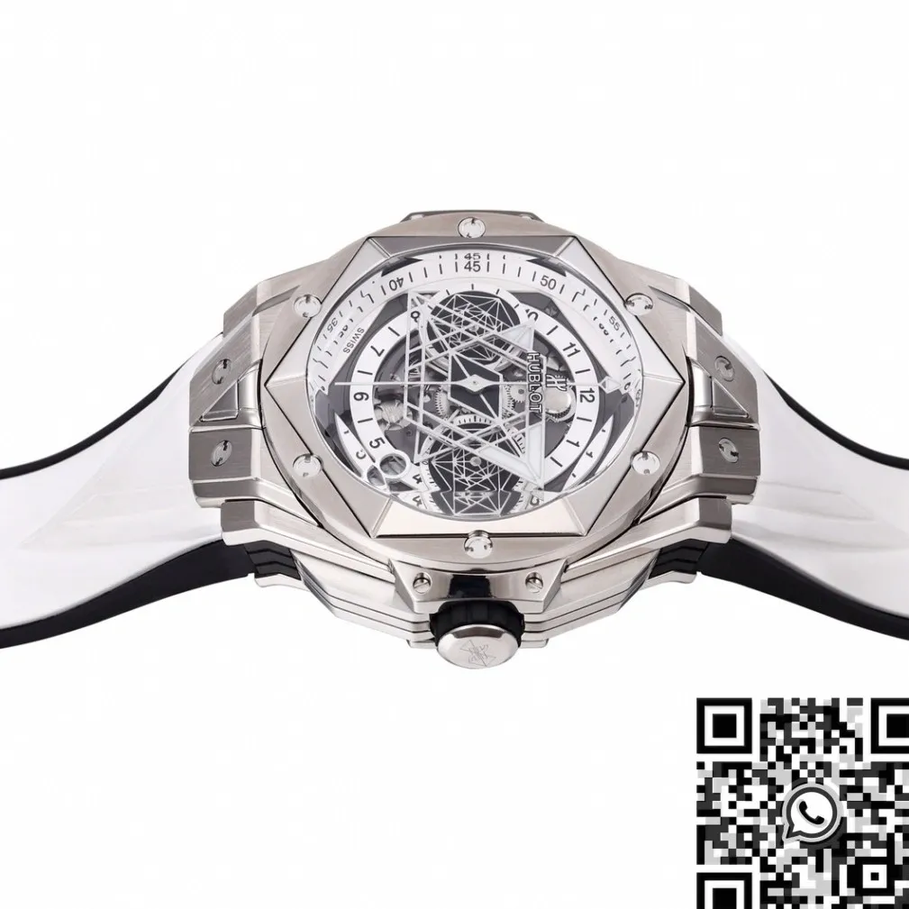 UrbanChic Hublot Big Bang Sang Bleu II 418.NX.2001.RX.MXM20 White Dial Watch BBF Factory 2676