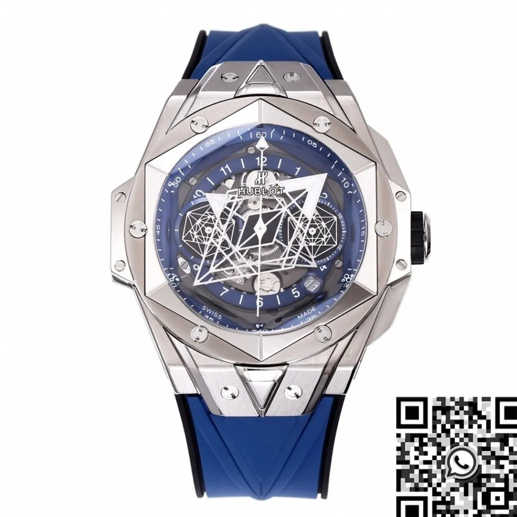 Hublot Big Bang Sang Bleu II 418.NX.5107.RX.MXM20 Blue Dial Watch BBF Factory Flexible 2675