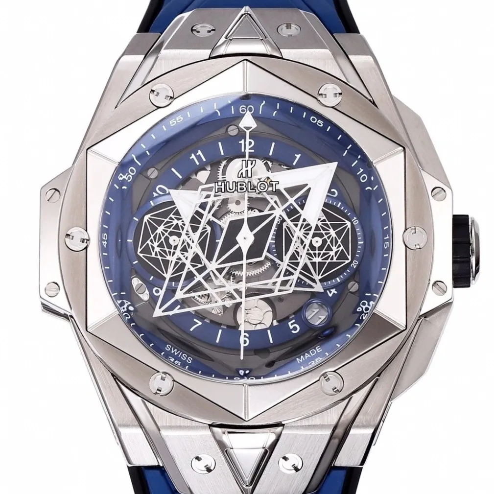 Hublot Big Bang Sang Bleu II 418.NX.5107.RX.MXM20 Blue Dial Watch BBF Factory Flexible 2675