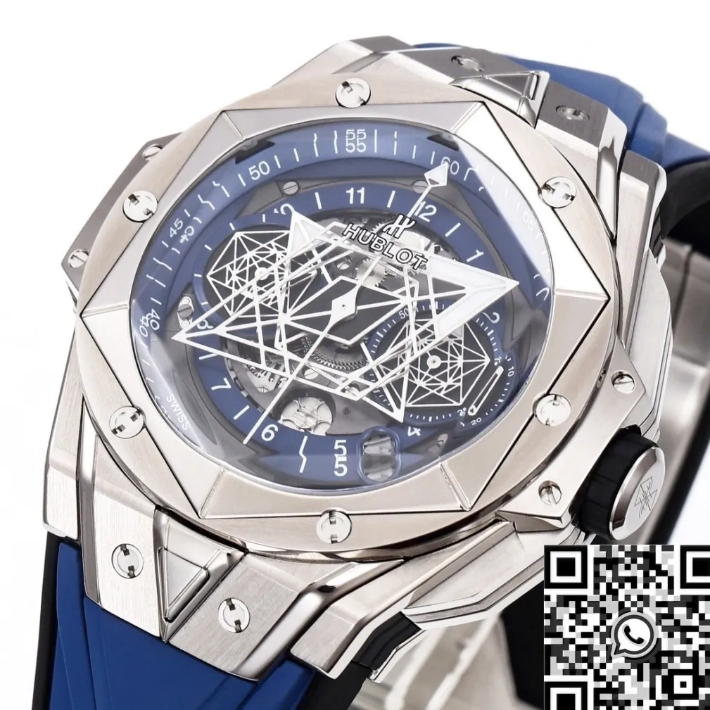 Hublot Big Bang Sang Bleu II 418.NX.5107.RX.MXM20 Blue Dial Watch BBF Factory Flexible 2675