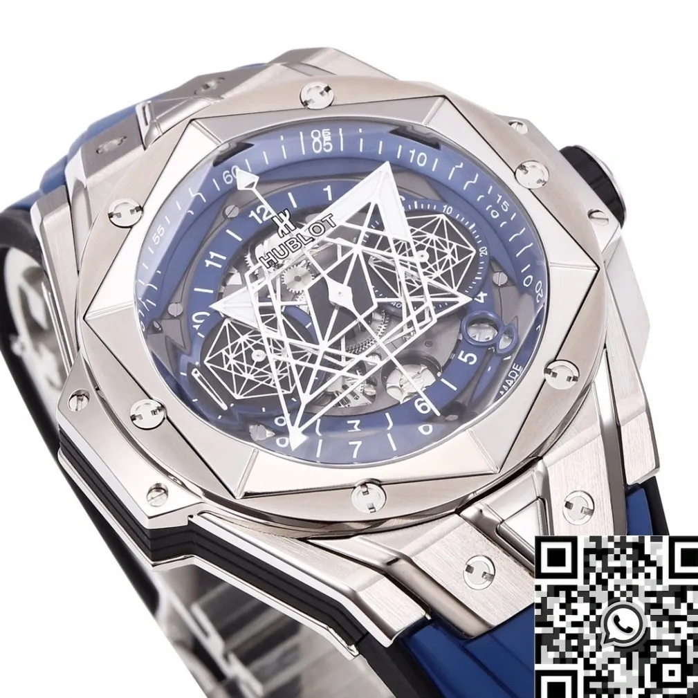 Hublot Big Bang Sang Bleu II 418.NX.5107.RX.MXM20 Blue Dial Watch BBF Factory Flexible 2675