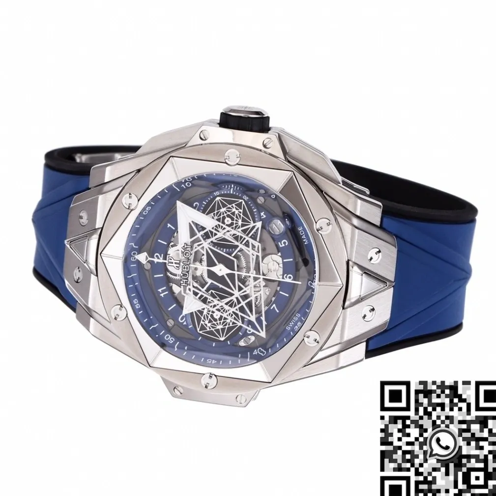 Hublot Big Bang Sang Bleu II 418.NX.5107.RX.MXM20 Blue Dial Watch BBF Factory Flexible 2675