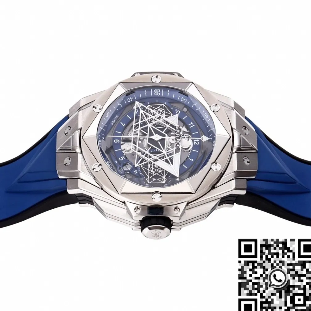 Hublot Big Bang Sang Bleu II 418.NX.5107.RX.MXM20 Blue Dial Watch BBF Factory Flexible 2675