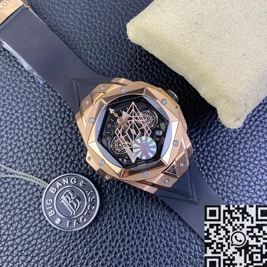 Packable Hublot Big Bang Sang Bleu II 418.OX.1108.RX.MXM19 Gold Watch BBF Factory 2684