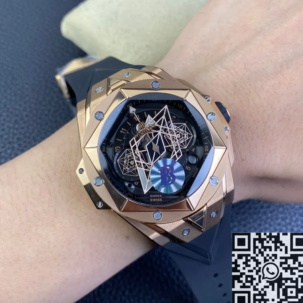 Packable Hublot Big Bang Sang Bleu II 418.OX.1108.RX.MXM19 Gold Watch BBF Factory 2684
