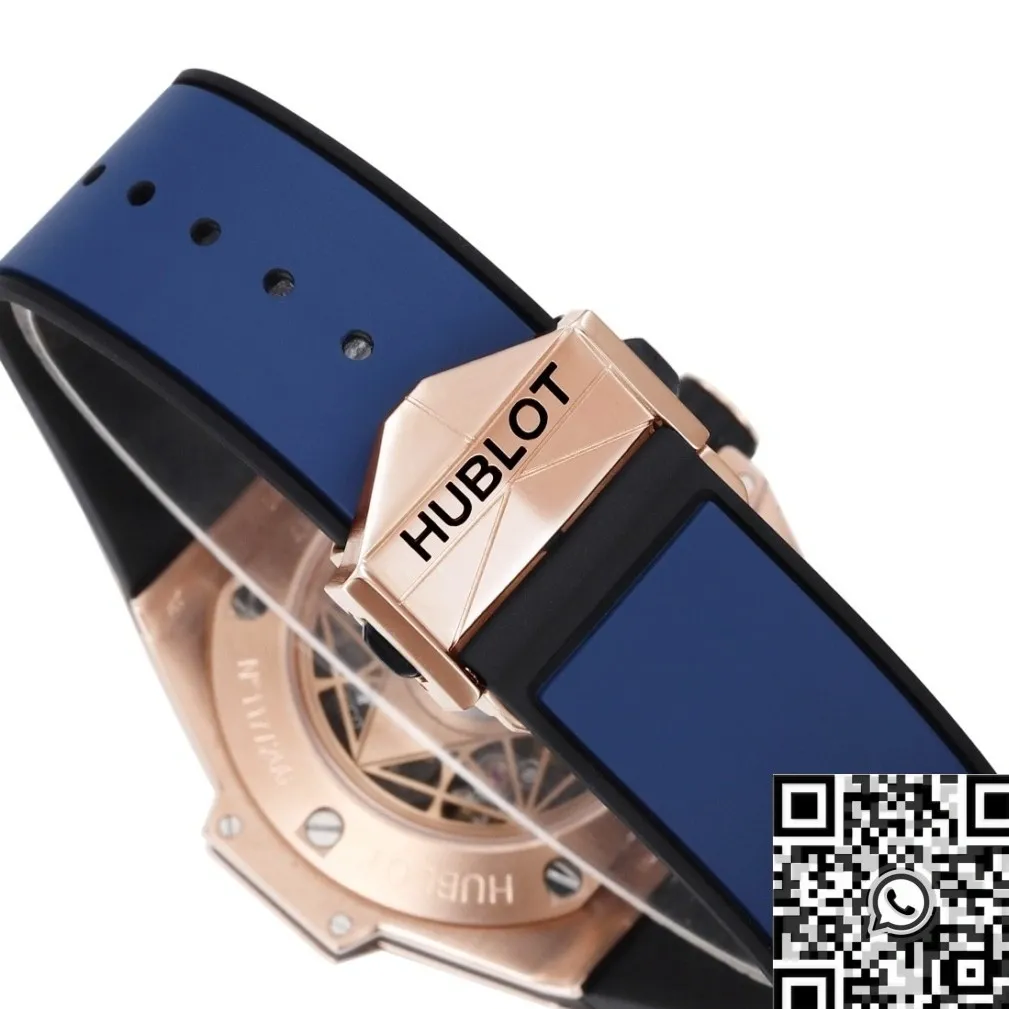 Cozy Hublot Big Bang Sang Bleu II 418.OX.5108.RX.MXM20 18K King Gold Blue Dial BBF Factory 2678