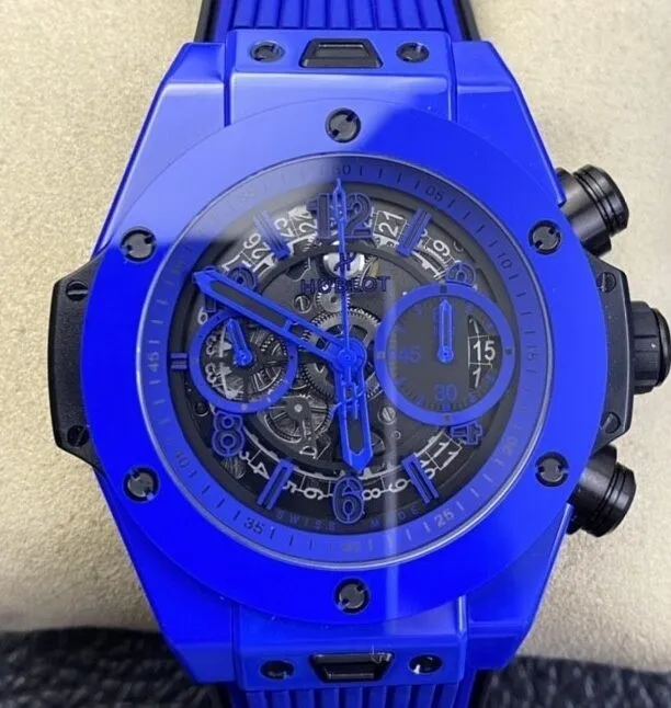 Hublot Big Bang Unico 411.ES.5119.RX Blue Ceramics Watch BBF Factory Resilient 2686