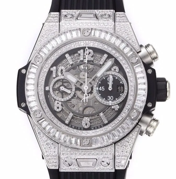 Hublot Big Bang Unico 421.NX.1170.RX.0904 Full Diamond Watch BBF Factory Flexible 2677