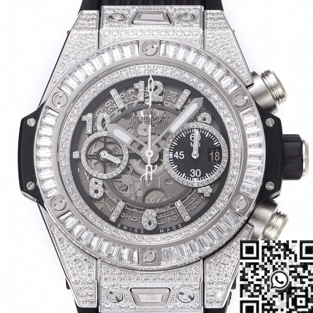 Hublot Big Bang Unico 421.NX.1170.RX.0904 Full Diamond Watch BBF Factory Flexible 2677