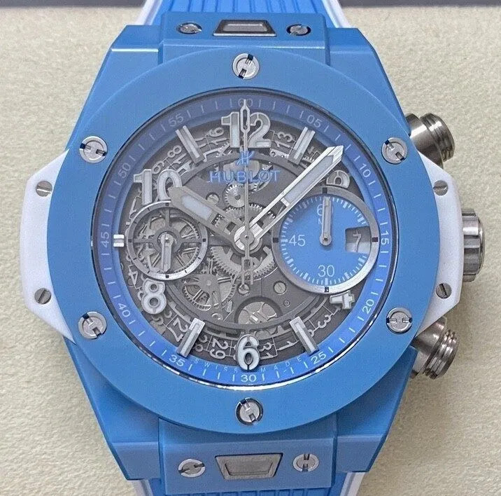 Unique Hublot Big Bang Unico 441.EX.5120.RX Light Blue Watch BBF Factory 2694