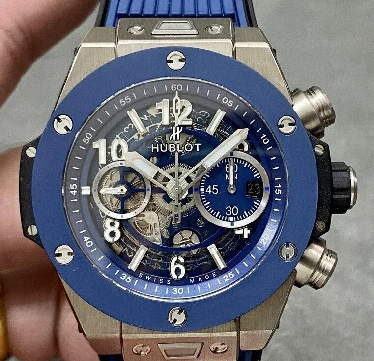 Durable Hublot Big Bang Unico 441.NL.5171.RX Blue Ceramic Watch BBF Factory 2695