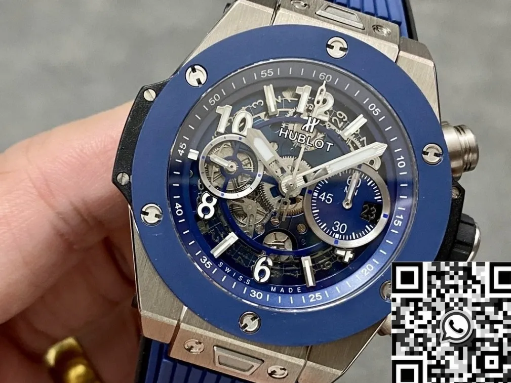 Durable Hublot Big Bang Unico 441.NL.5171.RX Blue Ceramic Watch BBF Factory 2695