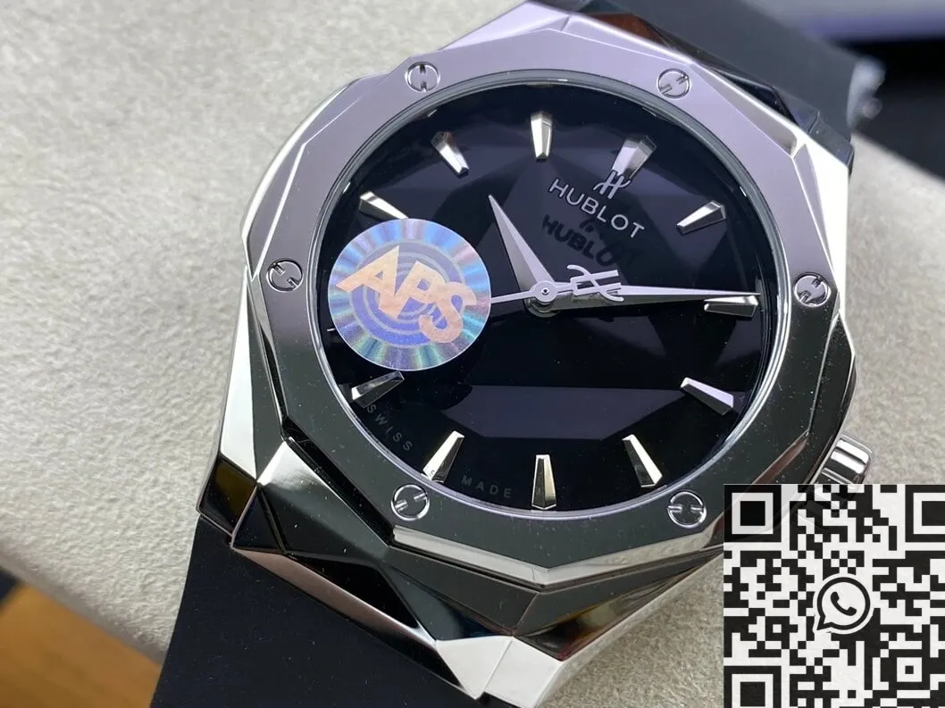 SmoothTexture Hublot  Fusion 550.NS.1800.RX.ORL19 Black Dial Watch APS Factory 2022