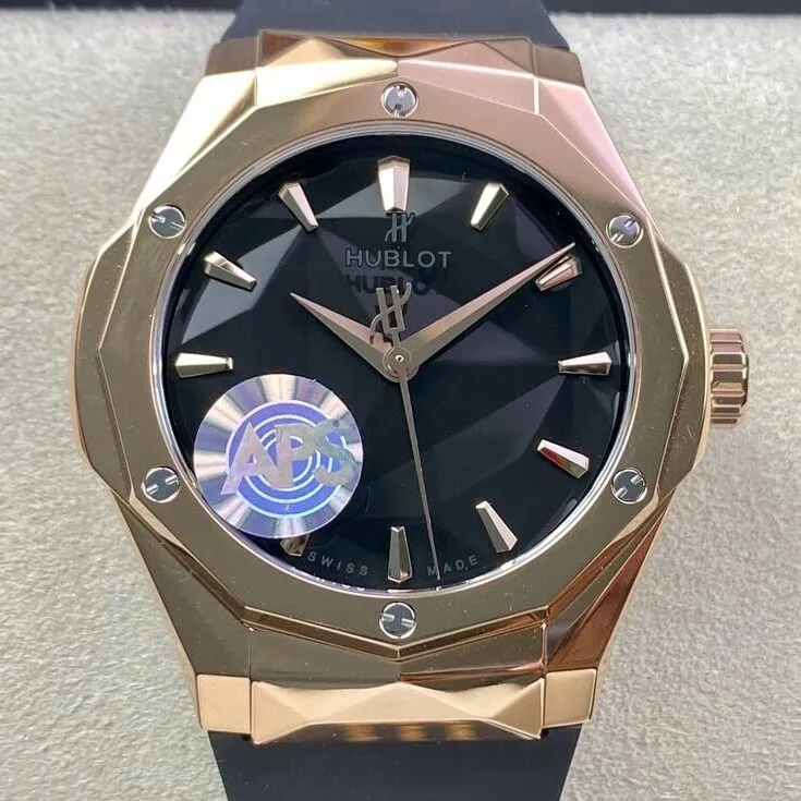 Comfortable Hublot  Fusion 550.OS.1800.RX.ORL19 Gold Watch APS Factory 2027