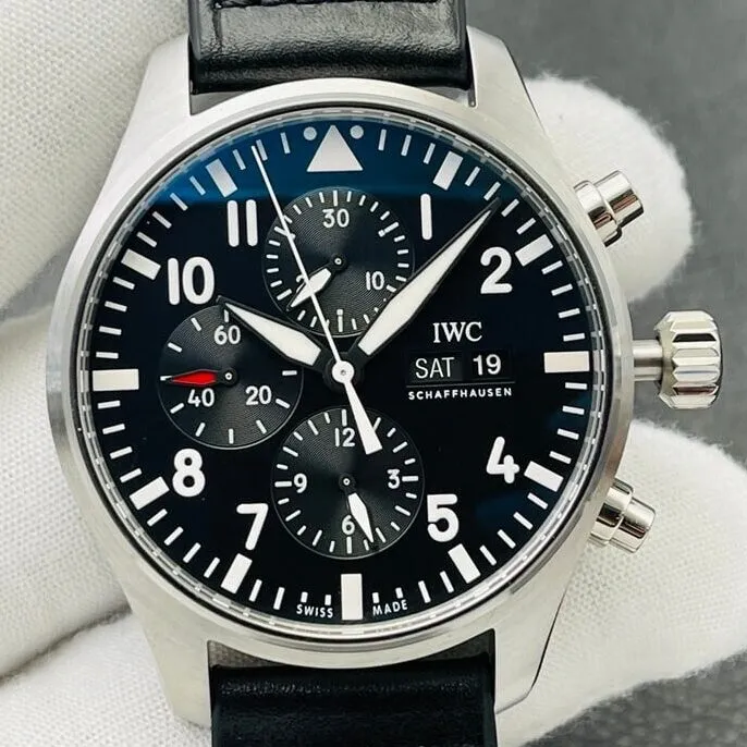 WellDesigned IWC Pilot IW377709 Black Dial Watch ZF Factory 2221