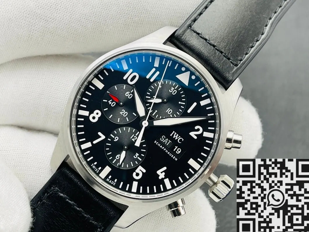WellDesigned IWC Pilot IW377709 Black Dial Watch ZF Factory 2221