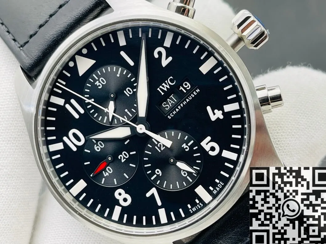 WellDesigned IWC Pilot IW377709 Black Dial Watch ZF Factory 2221