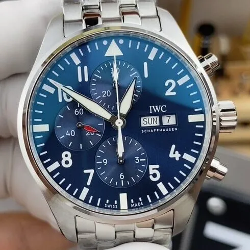 Modern IWC Pilot IW377717 Blue Dial Watch ZF Factory 2224