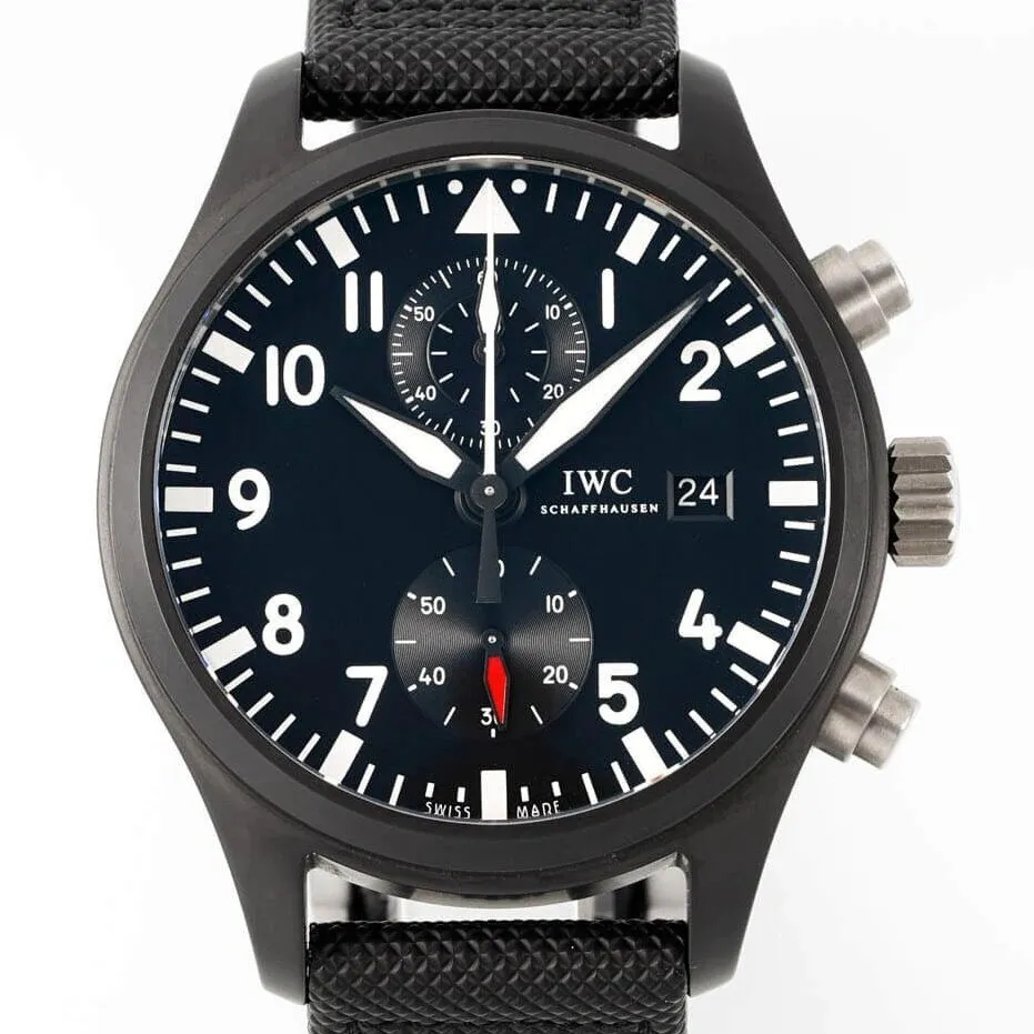 IWC Pilot IW389001 Black Dial Watch APS Factory WaterResistant 2026
