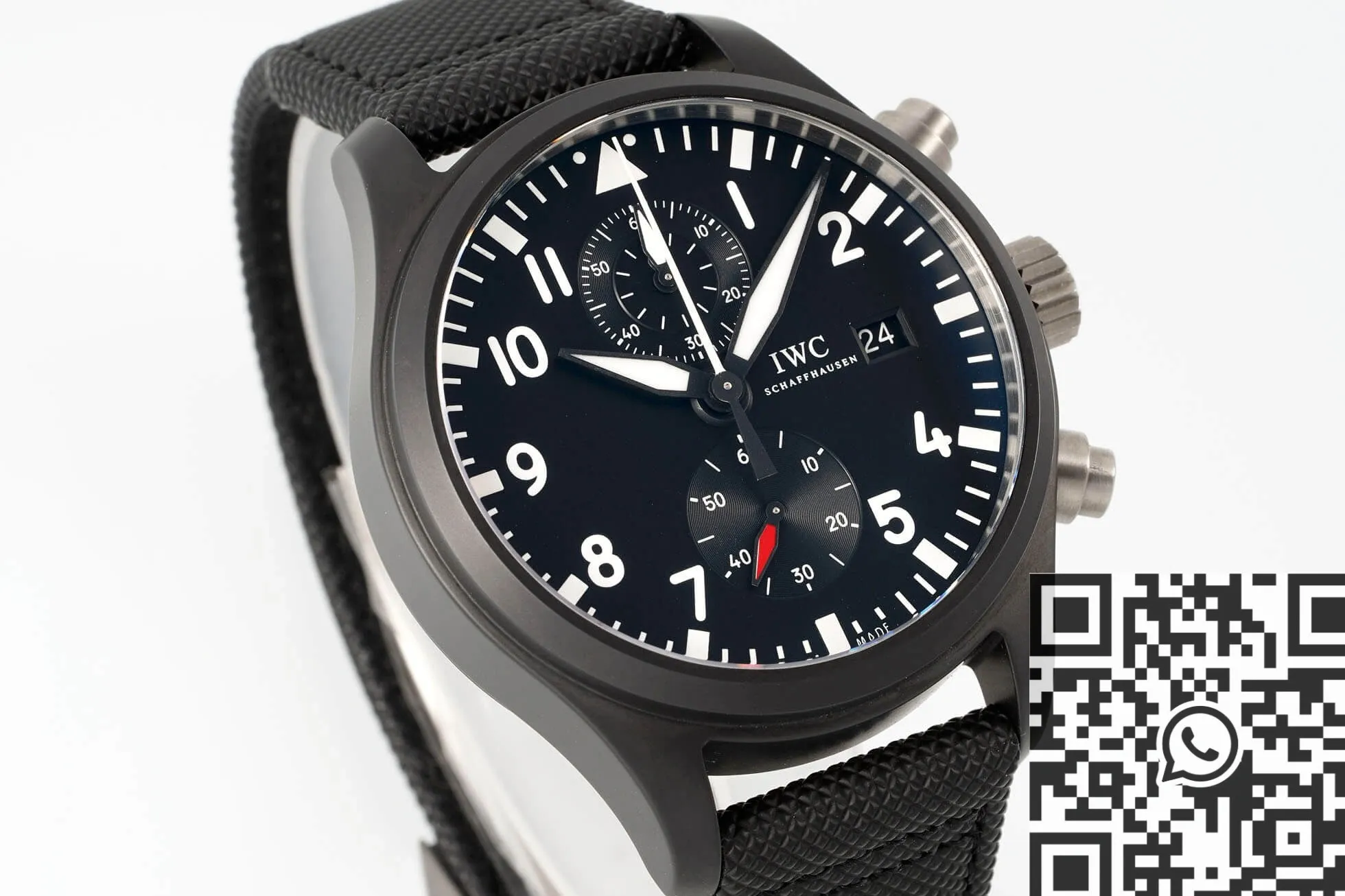 IWC Pilot IW389001 Black Dial Watch APS Factory WaterResistant 2026