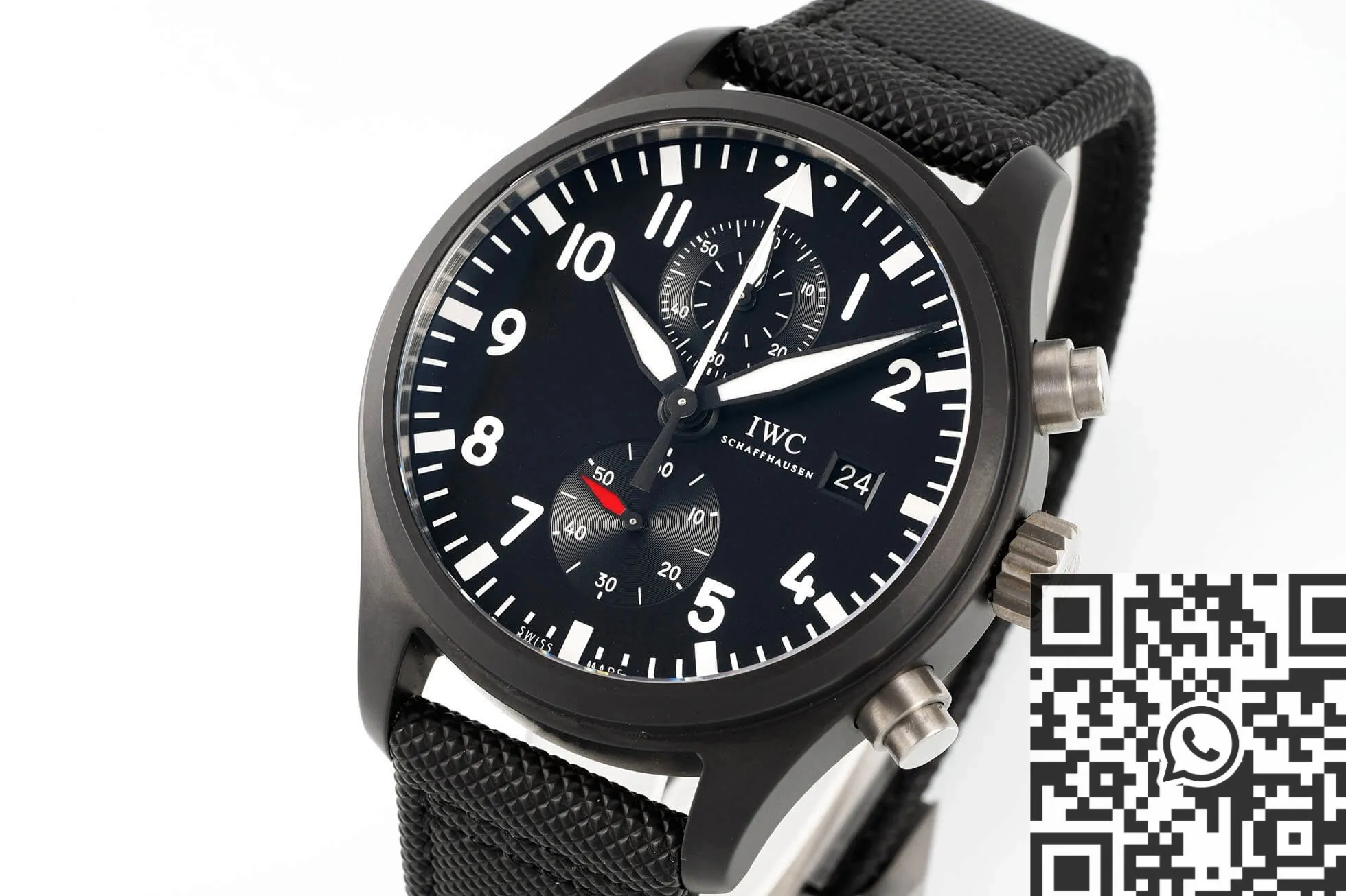 IWC Pilot IW389001 Black Dial Watch APS Factory WaterResistant 2026