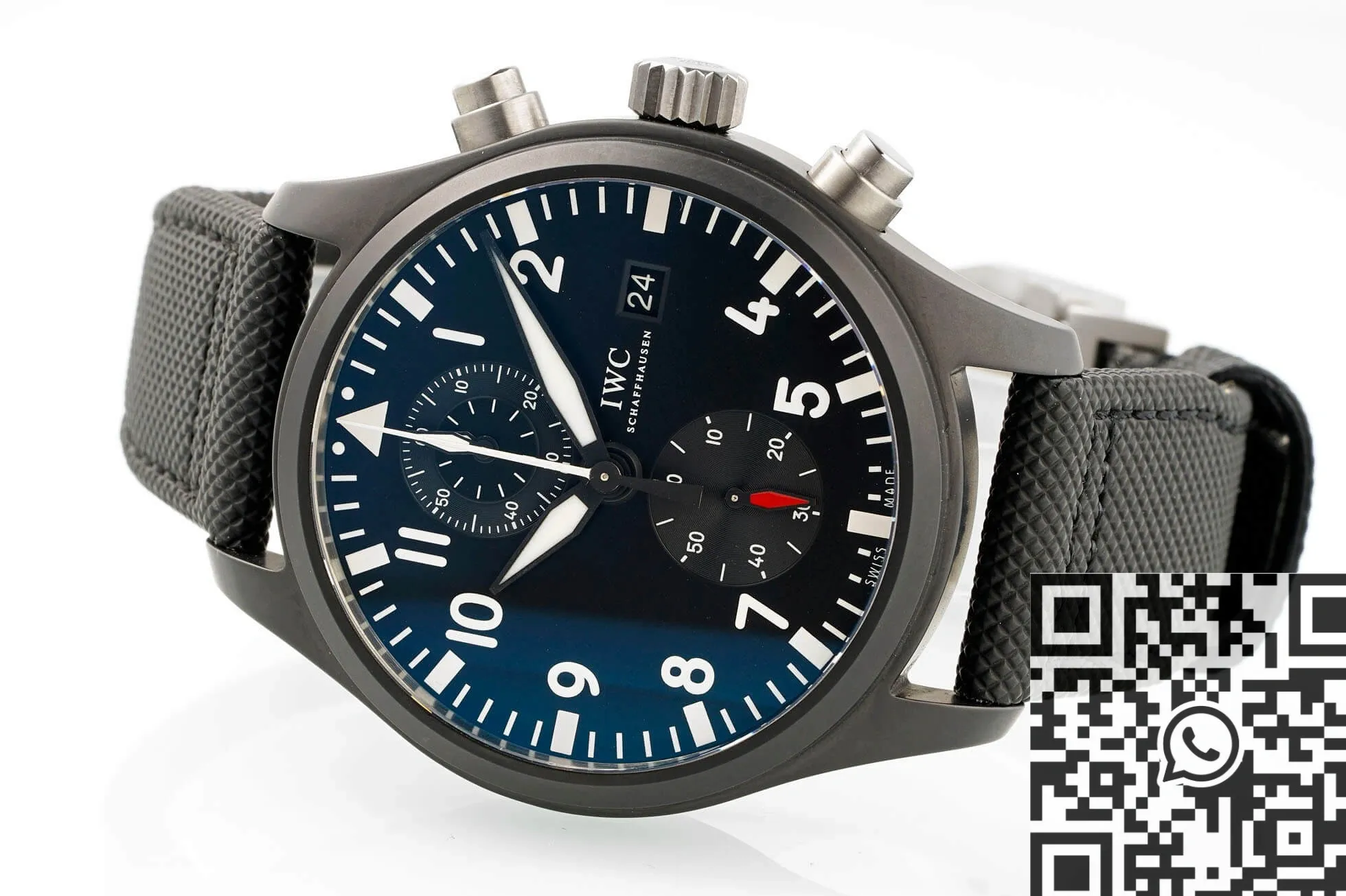 IWC Pilot IW389001 Black Dial Watch APS Factory WaterResistant 2026