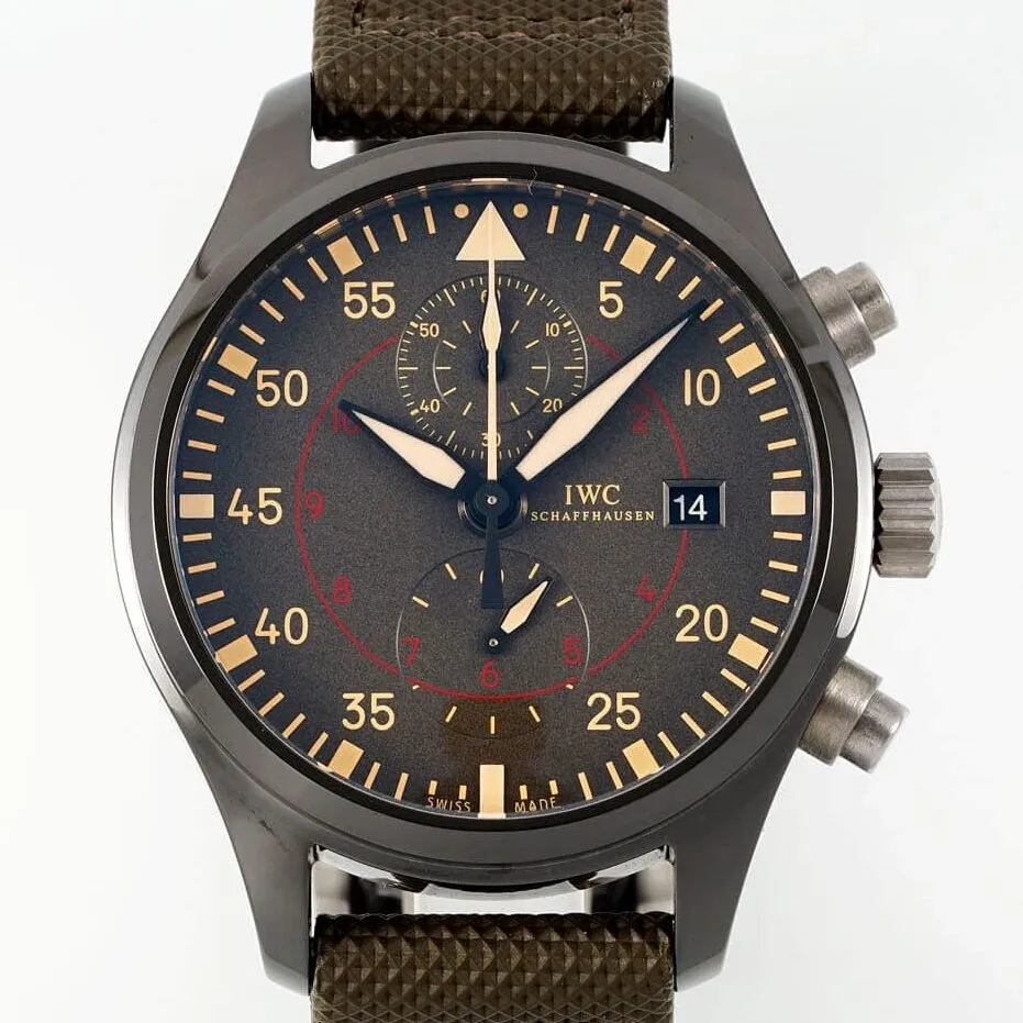IWC Pilot IW389002 Dark Gray Dial Watch APS Factory ComfortFit 2028