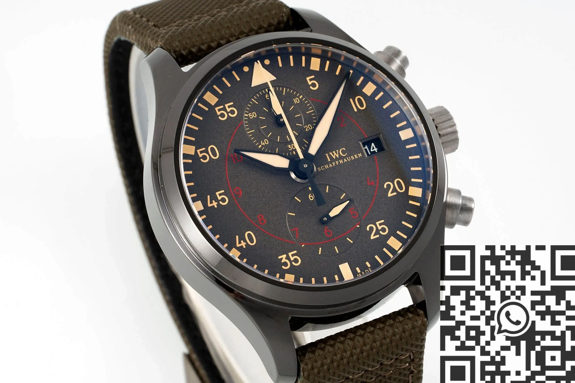 IWC Pilot IW389002 Dark Gray Dial Watch APS Factory ComfortFit 2028