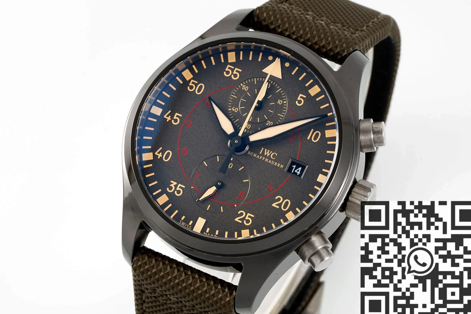 IWC Pilot IW389002 Dark Gray Dial Watch APS Factory ComfortFit 2028