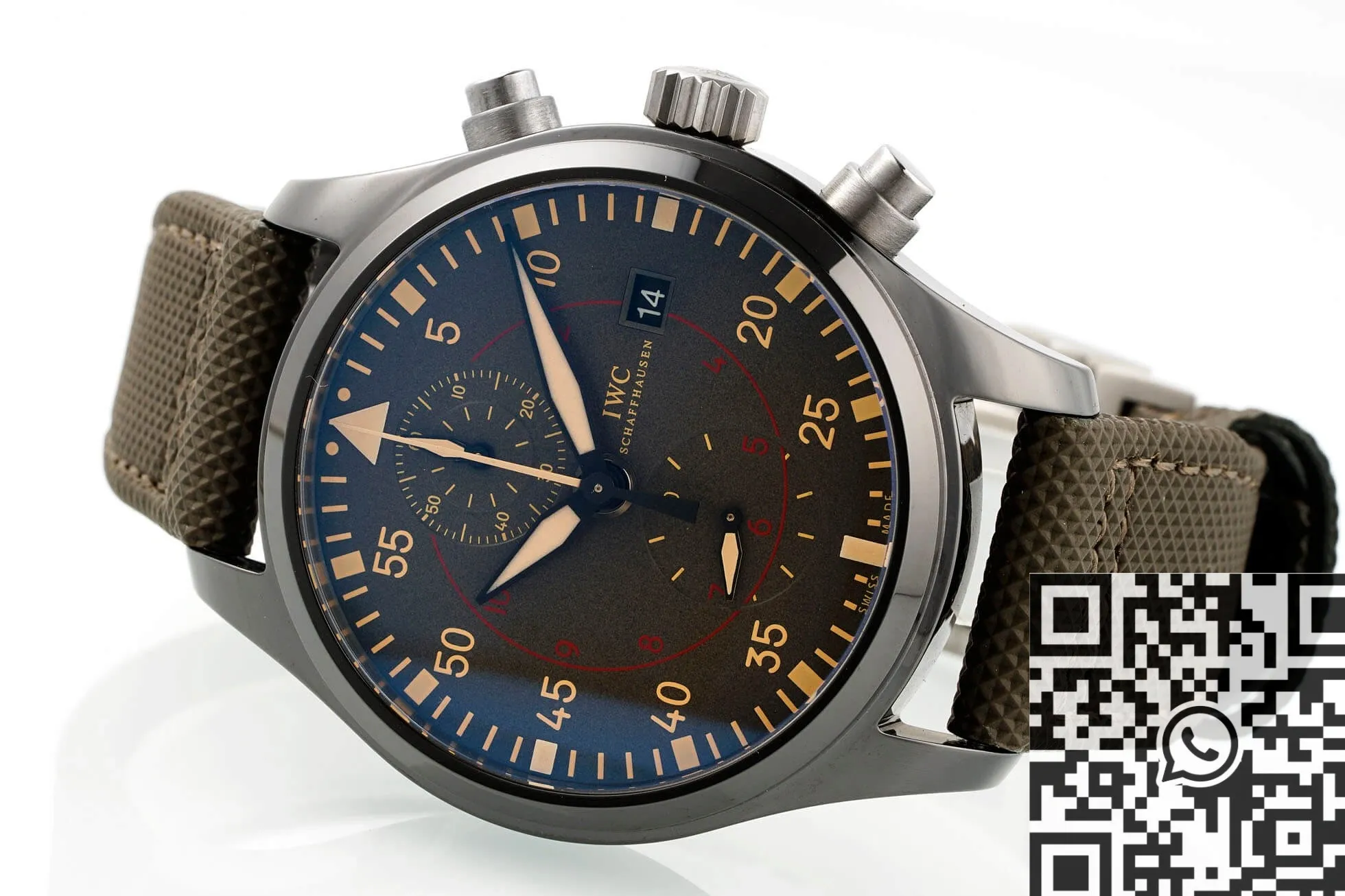 IWC Pilot IW389002 Dark Gray Dial Watch APS Factory ComfortFit 2028
