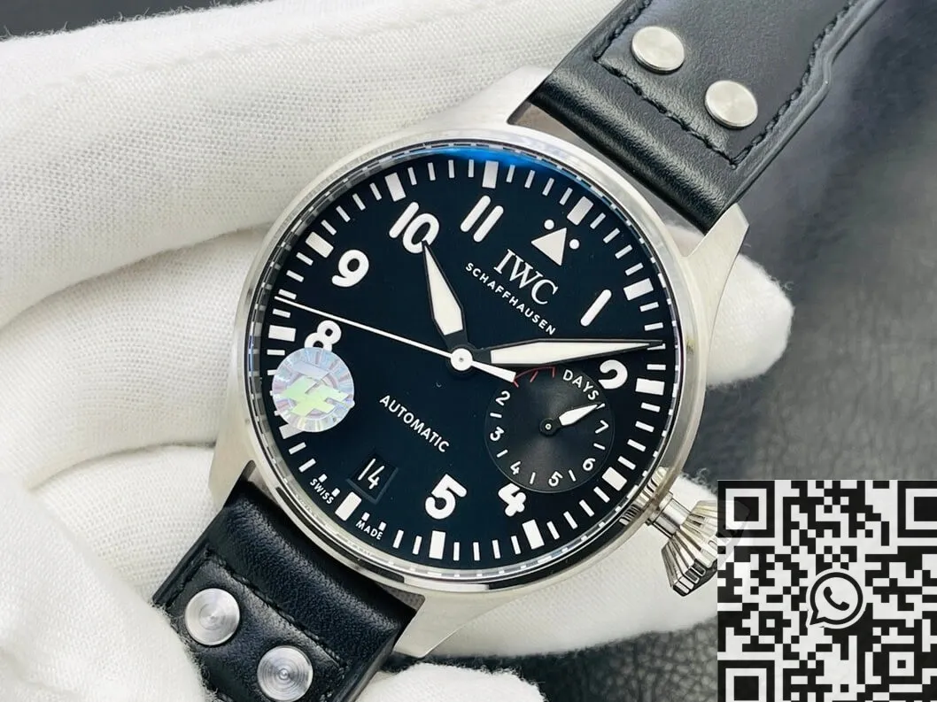 Modern IWC Pilot IW501001 Black Dial Size 46mm Watch ZF Factory 2226
