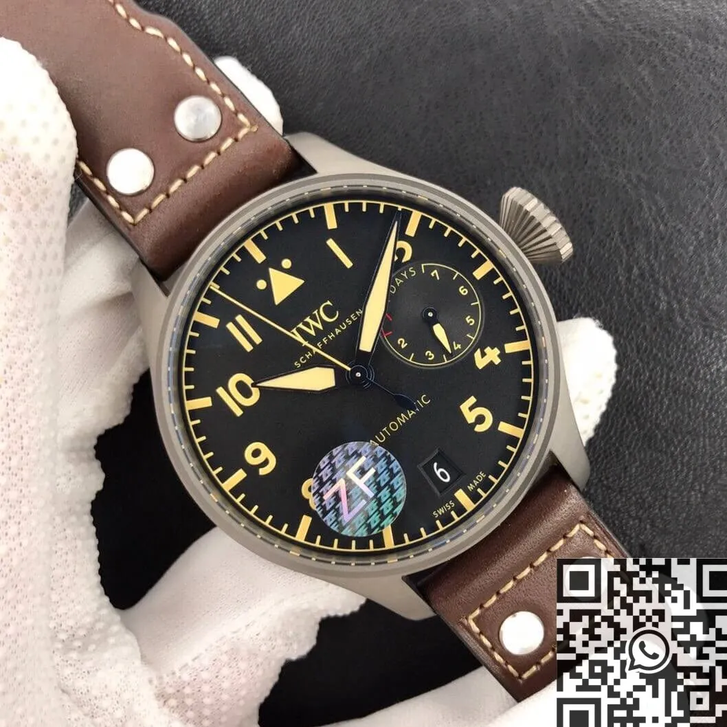IWC Pilot IW501004 Titanium Case Size 46mm Watch ZF Factory FreshLook 2227