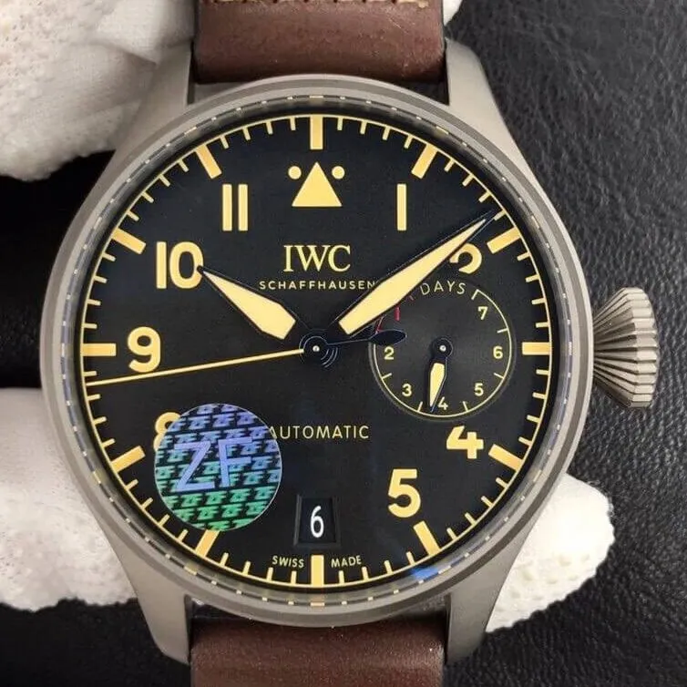 IWC Pilot IW501004 Titanium Case Size 46mm Watch ZF Factory FreshLook 2227
