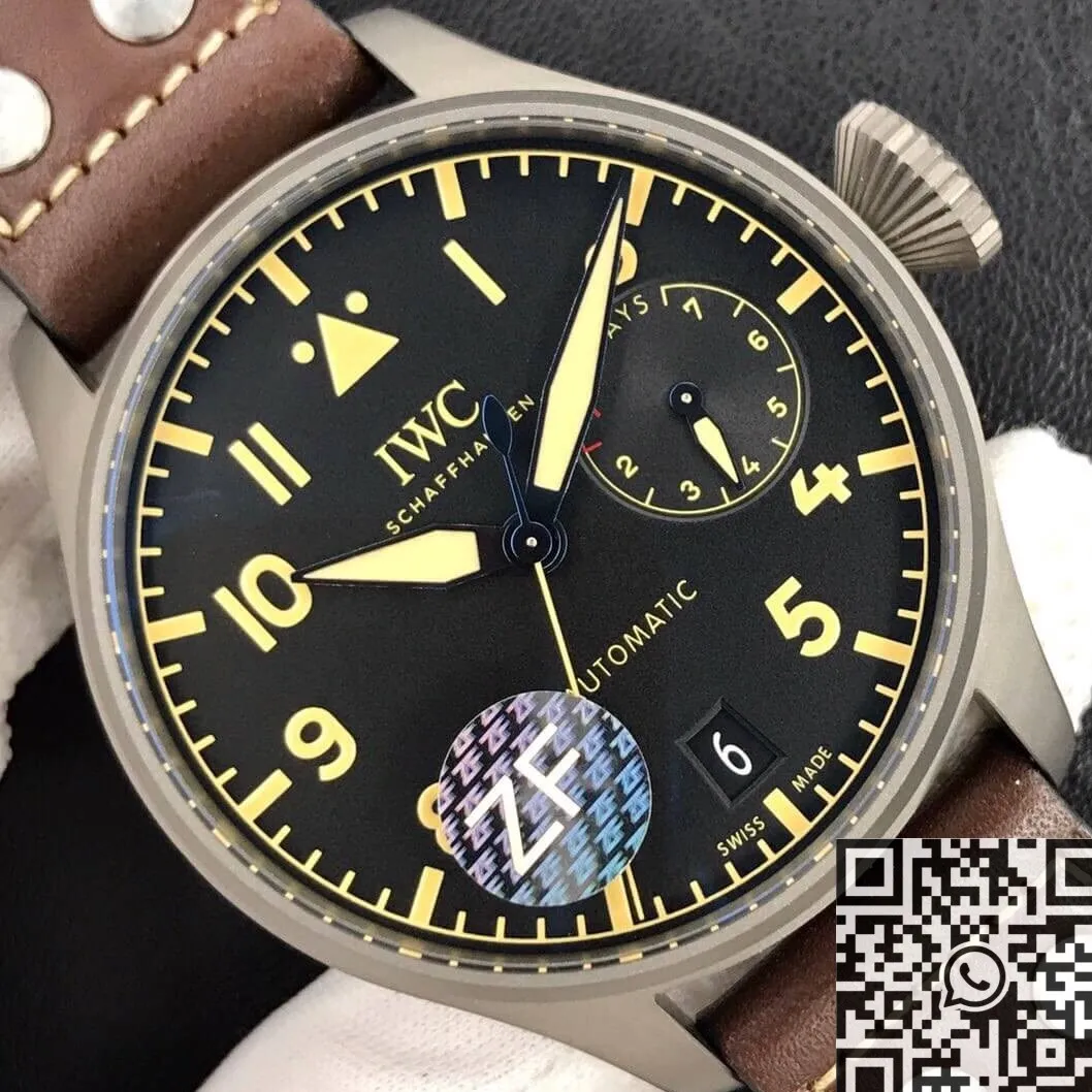 IWC Pilot IW501004 Titanium Case Size 46mm Watch ZF Factory FreshLook 2227