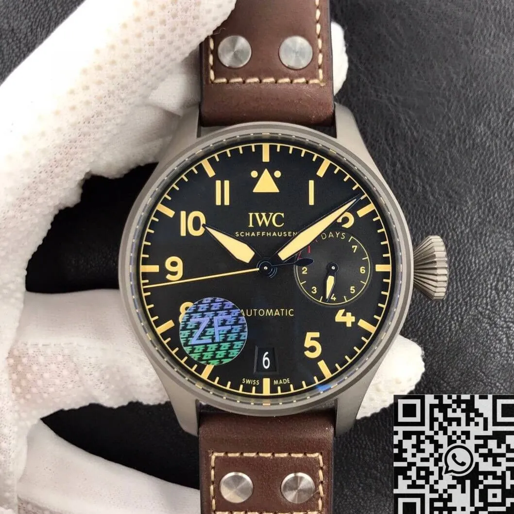 IWC Pilot IW501004 Titanium Case Size 46mm Watch ZF Factory FreshLook 2227