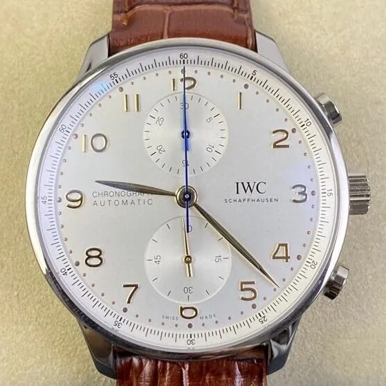 Refined IWC Portugieser IW371445 Silver Dial Watch ZF Factory 2234