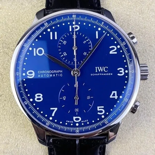Tailored IWC Portugieser IW371491 Blue Panda Plate Watch ZF Factory 2232