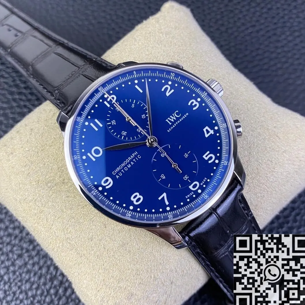 Tailored IWC Portugieser IW371491 Blue Panda Plate Watch ZF Factory 2232