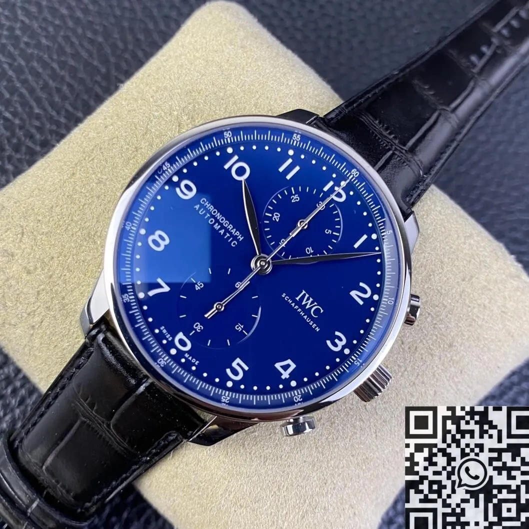 Tailored IWC Portugieser IW371491 Blue Panda Plate Watch ZF Factory 2232