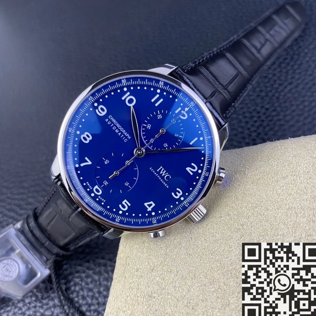 Tailored IWC Portugieser IW371491 Blue Panda Plate Watch ZF Factory 2232
