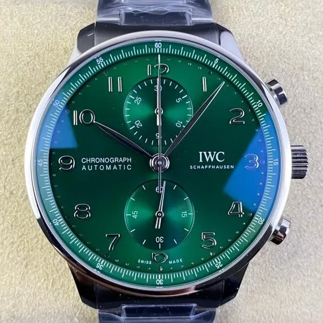 Soft IWC Portugieser IW371615 Green Dial Watch ZF Factory 2237