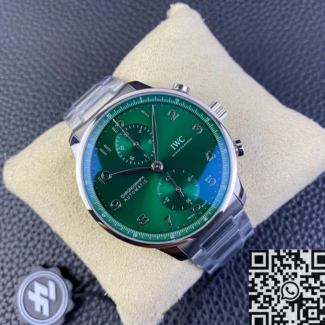 Soft IWC Portugieser IW371615 Green Dial Watch ZF Factory 2237