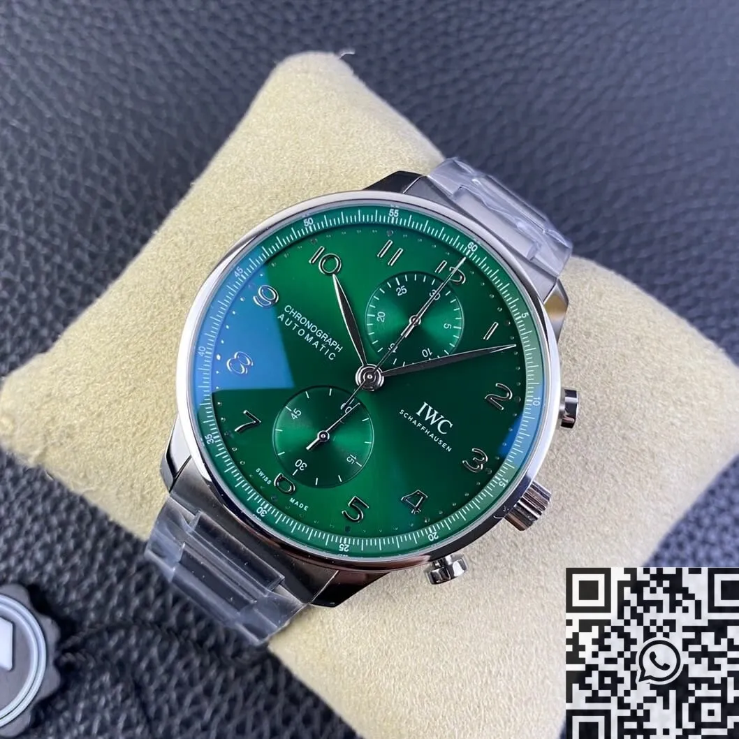 Soft IWC Portugieser IW371615 Green Dial Watch ZF Factory 2237