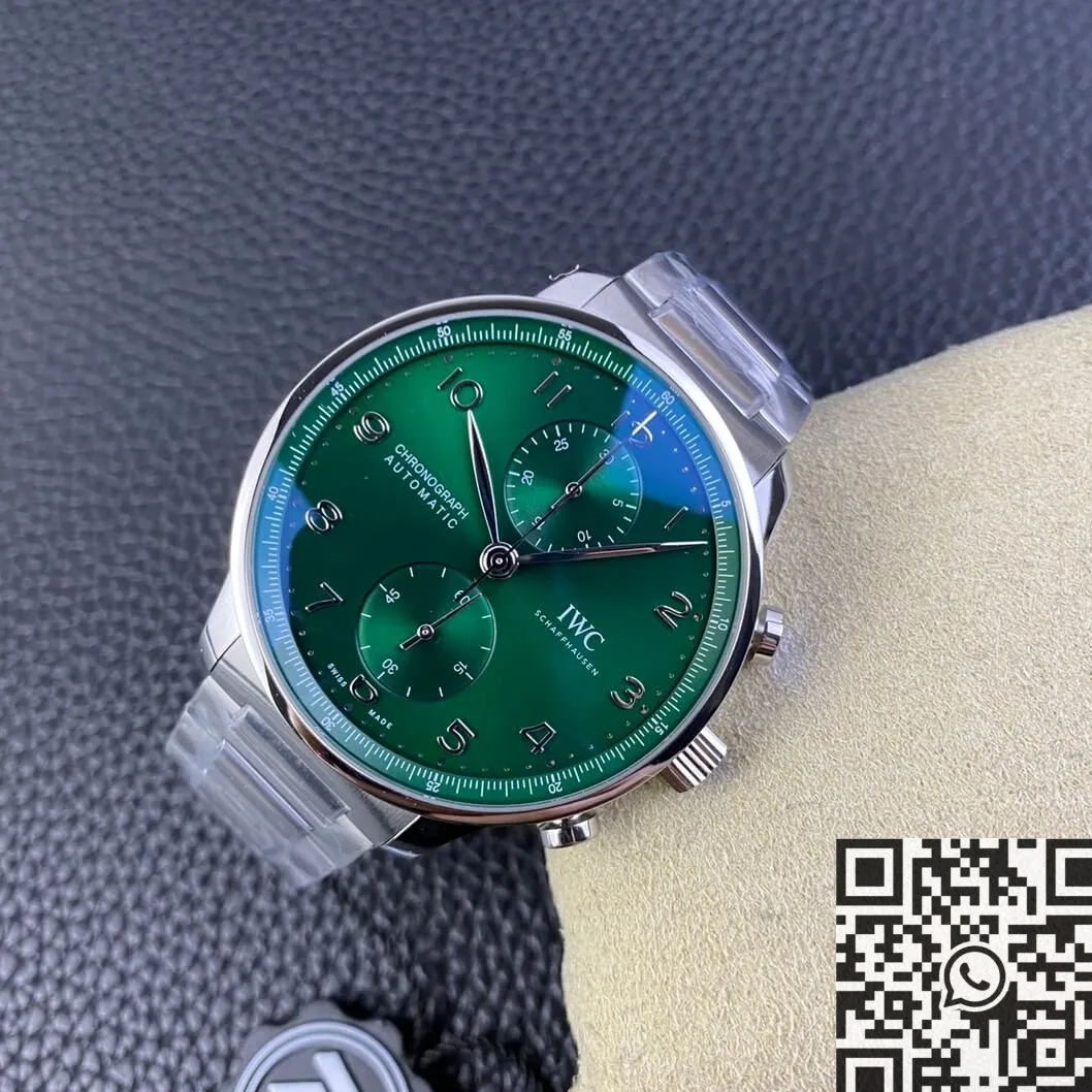 Soft IWC Portugieser IW371615 Green Dial Watch ZF Factory 2237
