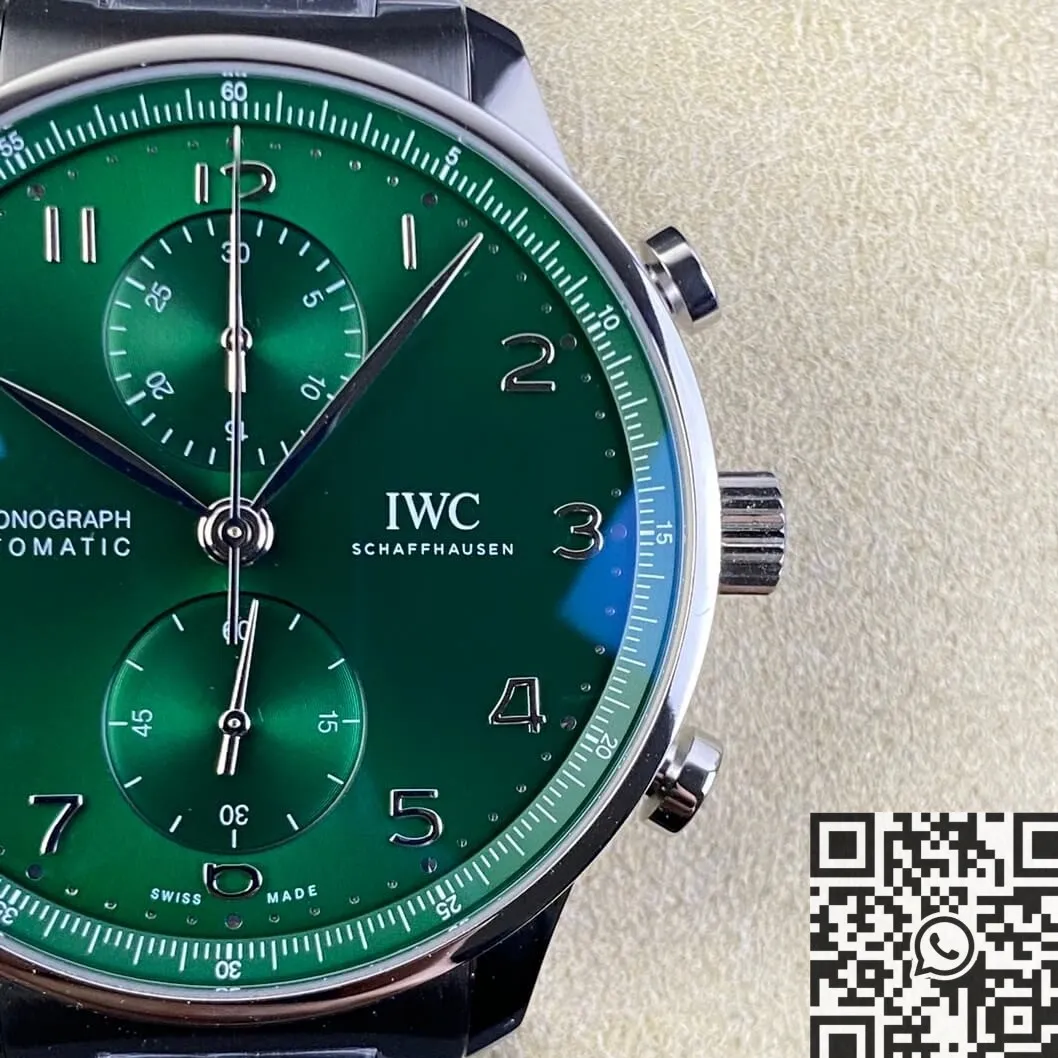 Soft IWC Portugieser IW371615 Green Dial Watch ZF Factory 2237
