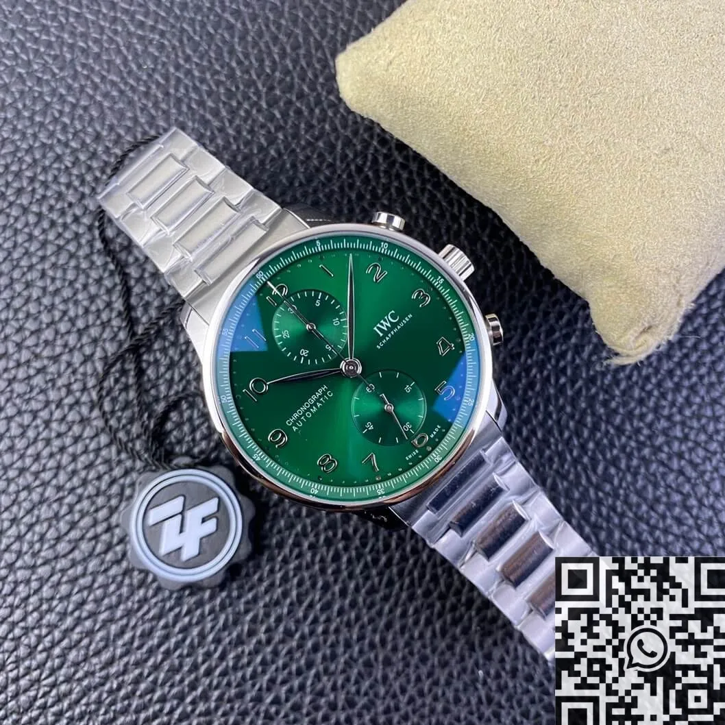 Soft IWC Portugieser IW371615 Green Dial Watch ZF Factory 2237