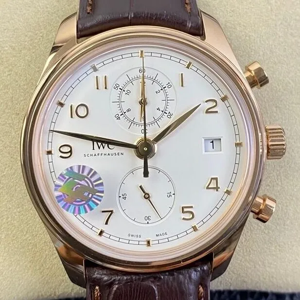 Supportive IWC Portugieser IW390301 Gold Watches ZF Factory 2235