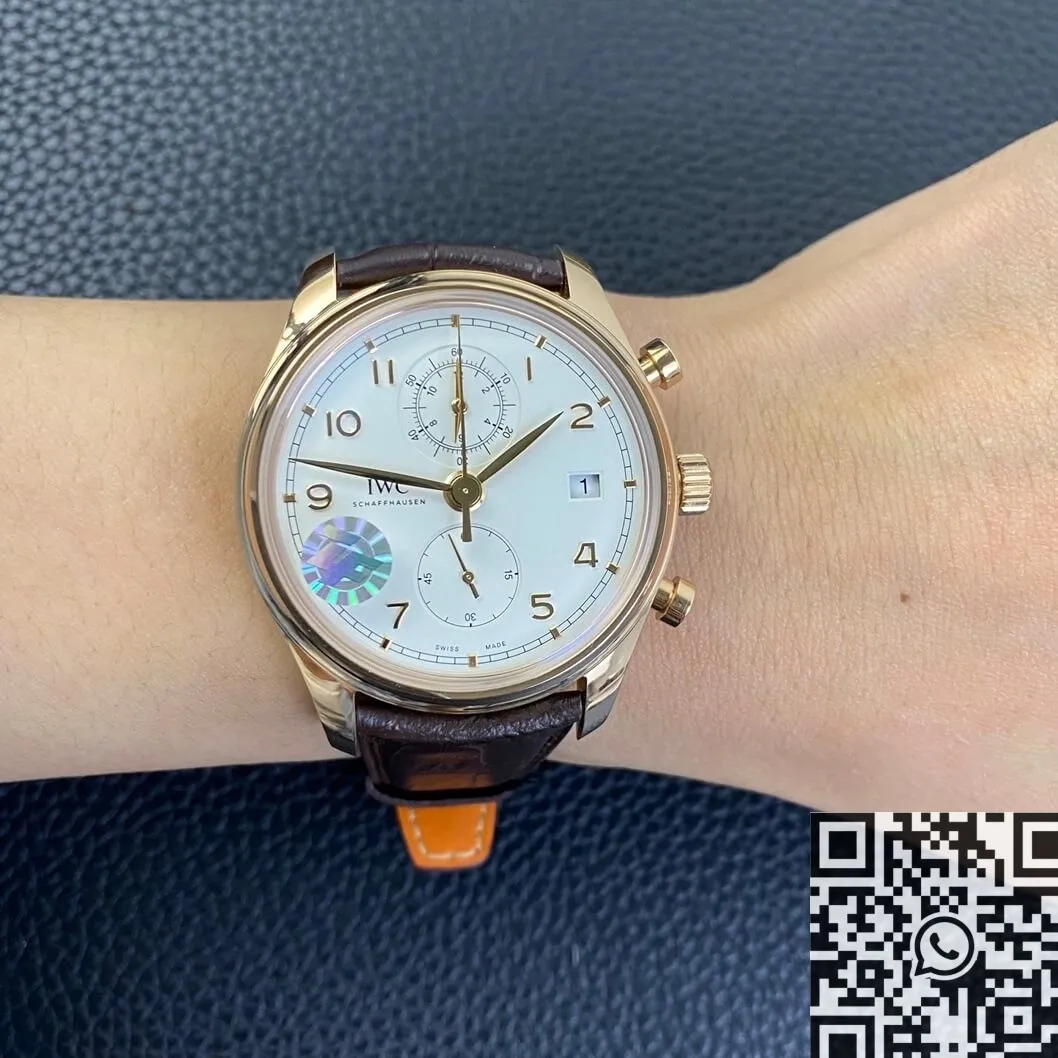 Supportive IWC Portugieser IW390301 Gold Watches ZF Factory 2235